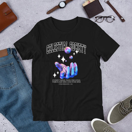 He Created It All Unisex t - shirt - Celestial Society